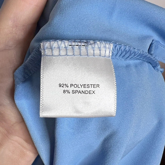 Peter Millar - Blue Polo Golf Shirt - Timber Tech Cup - size large NWT - Picture 6 of 15